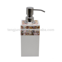 Canosa river Mother of pearl shell mosaic bathroom bottle pump dispenser